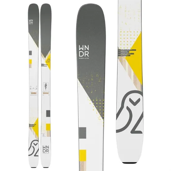 Picture of WNDR Alpine Vital 100 Camber Skis ​+ Marker Kingpin 13 Demo Bindings ​+ Black Diamond Glidelite Skins 2021 - Used
